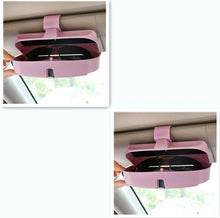 Load image into Gallery viewer, Car glasses case car sun visor bill glasses clip