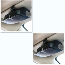 Load image into Gallery viewer, Car glasses case car sun visor bill glasses clip