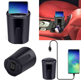 10W Wireless Charger Cup with USB