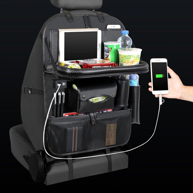 Multi-Pocket Car Backseat Hanging Storage Bag