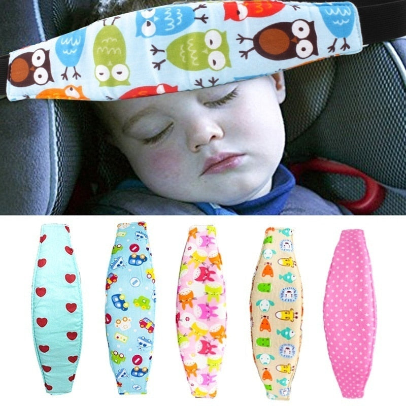 Baby Stroller Head Body Supports Band
