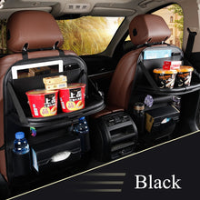 Load image into Gallery viewer, Car Seat Back Organizer Foldable Table Tray Bag